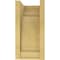Ekena Millwork 6"W x 6"D x 12"H Wide Hughes Rough Cedar Woodgrain TimberThane Corbel, Primed Tan CORUR06X06X12HUGRCPR - alternate 3